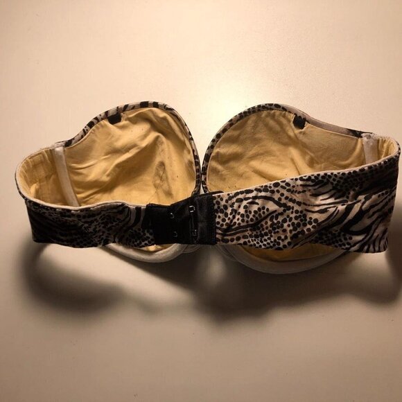 Victoria's Secret Leopard Print Push up Bra Size 34C #4112-1 - Picture 4 of 8